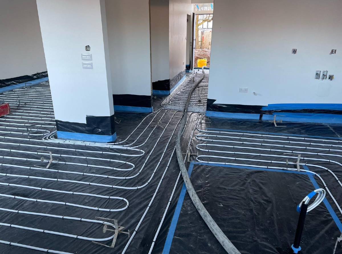 Liquid screed installers in Surrey and London